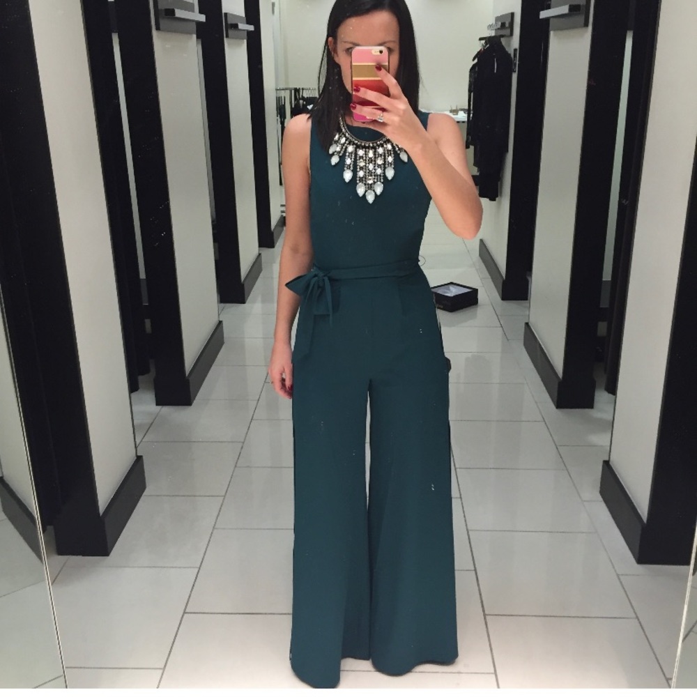 Green formal Jumpsuit